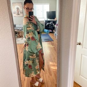 Handmade Satin Kimono